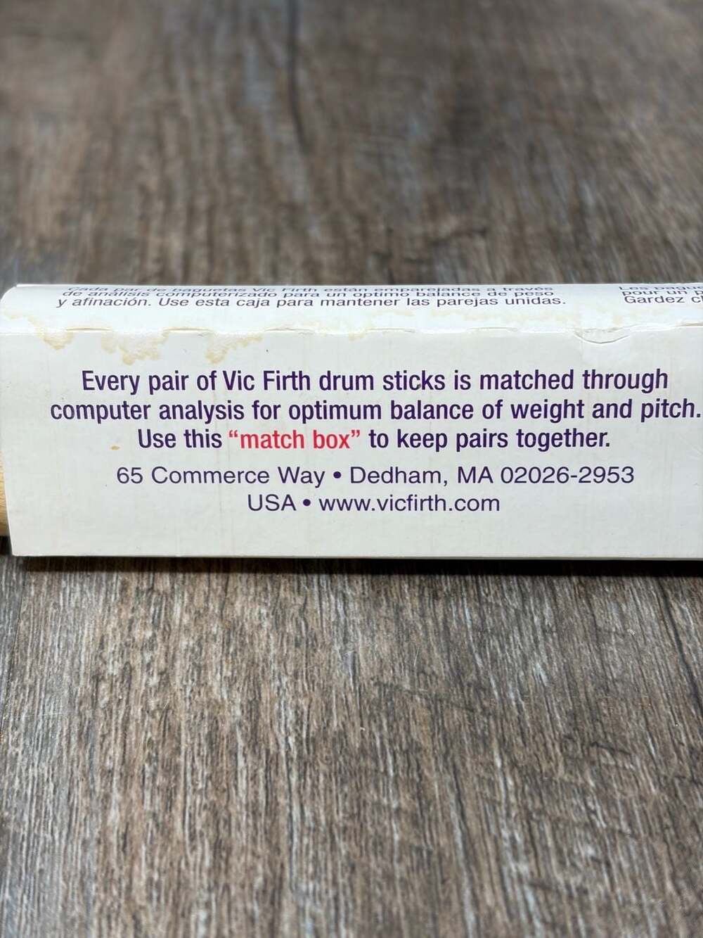 Vic Firth SD1 American Custom General Drumsticks - Maple-brand new - Picture 5 of 7